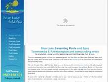Tablet Screenshot of bluelakepools.com.au